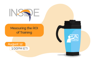 Inside webinar title and a blue coffee mug